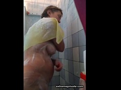my mom 54 masturbates after showering