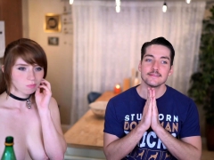 Sexy Redhead with Perfect Boobs and Nipples on Live Ca more