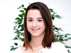 アナル, デカ尻, デカチン, フェラチオ, 茶髪の, バック, 剃毛, ティーン