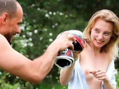 Culo, Rubia, Mamada, Pajear, Pezones, Al aire libre, Adolescente, Tetas