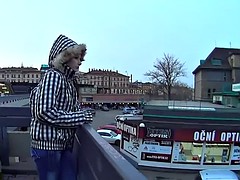 Enthousiasteling, Tsjechisch, Gezichtspunt, Openbaar, Tiener