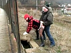 Enthousiasteling, Pijpbeurt, Sperma shot, Tsjechisch, Buiten, Openbaar, Realiteit, Tiener