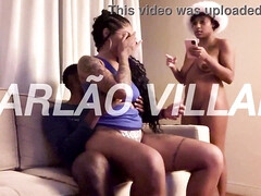 素人, お尻, デカチン, 黒人, フェラチオ, 茶髪の, 黒人, Hd