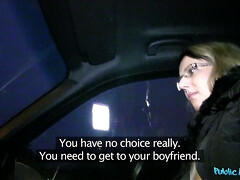 Enthousiasteling, Blond, Pijpbeurt, Bedriegen, Sperma, Buiten, Openbaar