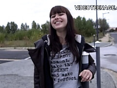 お尻, 茶髪の, 毛深い, ハードコア, 小柄, オマンコ, 一人, オッパイの