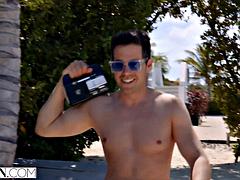 Tussi, Strand, Blondine, Blasen, Hd, Im freien, Öffentlich