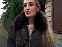 Amateur, Tetas grandes, Mamada, Checa, Polla, Al aire libre, Público, Paja con tetas