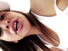 Tussi, Grosser arsch, Blasen, Hardcore, Latina, Natürlichen titten, Muschi