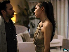 お尻, フェラチオ, 茶髪の, カップル, チン, ハードコア, Hd, オッパイの