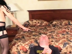 お尻, 茶髪の, フェムドム, フェティッシュ, 下着, ストッキング