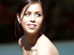 フェラチオ, イく瞬間, 女, ラティーナ, なめる, オマンコ, ティーン