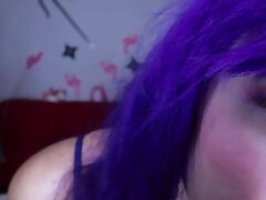 Enthousiasteling, Lieveling, Grote mammen, Gek, Rijpe lesbienne, Gezichtspunt, Tieten likken, Webcamera