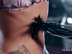 Dani Daniels and Alina Angel have a steamy lesbian anal session with Skin Diamond