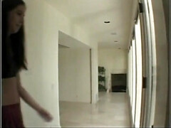 Lusty brunette gets her round ass slammed by black stud