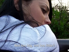 素人, お尻, ハンガリー人, ハメ撮り, 公共, オマンコ, オッパイの