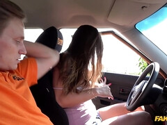 素人, フェラチオ, 車, チェコ, ヨーロピアン, なめる, オマンコ, タトゥー