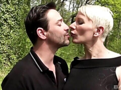 アナル, ブロンド, フェラチオ, バック, 指いじり, ハードコア, アウトドア, オッパイの