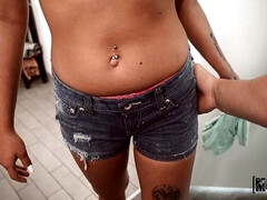 Kont, Lieveling, Grote lul, Gek, Natuurlijke tieten, Mager, Tiener, Tieten likken