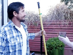 巨乳な, チン, バック, ハードコア, 天然, オマンコ, ティーン, 三人