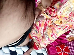 Hot Indian Housewife Seduces Brother-in-Law with Big Natural Tits - Homemade HD