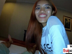 18, アジア人, ブロンド, 手コキする, Hd, ガリガリ, ティーン, タイ