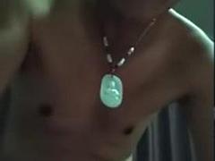 Asiatisch, Chinesisch, Schwul, Handjob, Masturbation