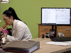 Vorstellungsgespräch, Blasen, Braunhaarige, Geld, Büro, Jungendliche (18+)