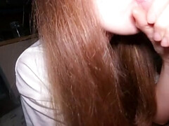 18 jaar, Enthousiasteling, Hd, Huisgemaakt, Onschuldig, Roodharige vrouw, Strak, Tieten likken