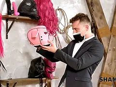 Grote mammen, Hd, Rijpe lesbienne, Doordringend, Ruw, Schreeuwen, Kousen, Tatoeage