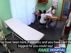 Mea Melone gets down & dirty with her new boss in a fakehospital reality role-play