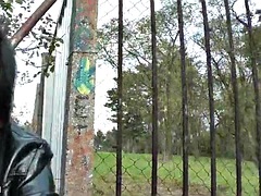 In den arsch, Braunhaarige, Hardcore, Im freien, Öffentlich