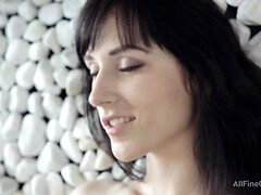 デカ尻, 茶髪の, 女, 指いじり, オナニー, 自然山雀, 剃毛, オッパイの