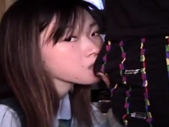 Leie, Asiatisch, Blasen, Chinesisch, Hochschule, Handjob, Realität, Uniform