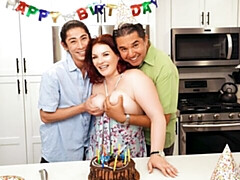 Anissa Kat and Pristine Edge are enjoying fucking with a shared lover