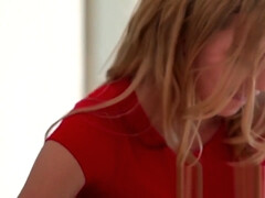 Arsch, Schönheit, Blondine, Blasen, Vollbusig, Hundestellung, Hd, Natürlich