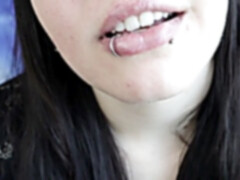 Vore, wet mouth, long tongue