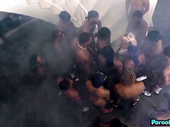お尻, 黒人, ブロンド, フェラチオ, イマラチオ, チン, グループ, 怪物