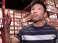 Amateur, Asiatique, Sucer une bite, Faciale, Homosexuelle, Branlette thaïlandaise, Suçant