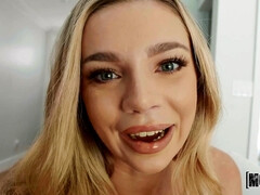 Lieveling, Blond, Pijpbeurt, Diep in de keel, Naakt, Gezichtspunt, Kut duiken