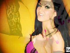 Kendall Karson does a fabulous tease with stock fetish sense to