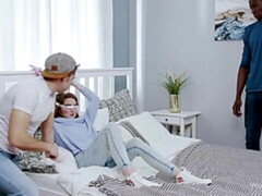 Grosser schwanz, Blasen, Hundestellung, Interrassisch, Natürlichen titten, Dürr, Jungendliche (18+), Titten