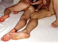 18, 素人, フェラチオ, 彼女, オマンコ, ティーン, 妻