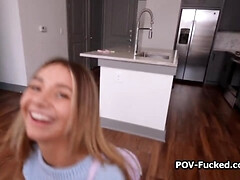 18 años, Rubia, Mamada, Atragantadas, Hd, Casero, Dinero, Pov