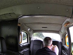 Schoolgirl banged in fake taxi pov