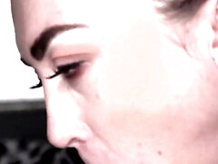 Grosser schwanz, Blondine, Blasen, Schwanz, Aufs gesicht abspritzen, Hd, Pov, Ablutschen