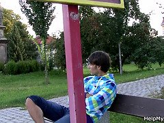 Bruinharig, Man die toekijkt, Hd, Man, Kut duiken, Slet, Slet, Vrouw