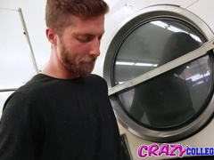 フェラチオ, 大学生, 気狂い, 彼女, ラティーナ, パンティ, 小柄, オマンコ