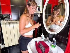 Leie, In den arsch, Gehörnter ehemann, Kehlenfick, Schmuddelige sprache, Italienisch, Latex, Pov