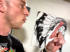 Welcome to the hotguysfuck practice! the ultimate ice breaker - once you go ebony, you never go back! tiny teen spinner enjoys the big black cock