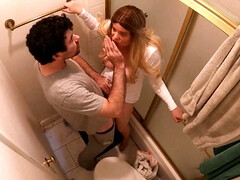 素人, アメリカ人, 浴室, デカパイ, 天然, ハメ撮り, 義母, 妻